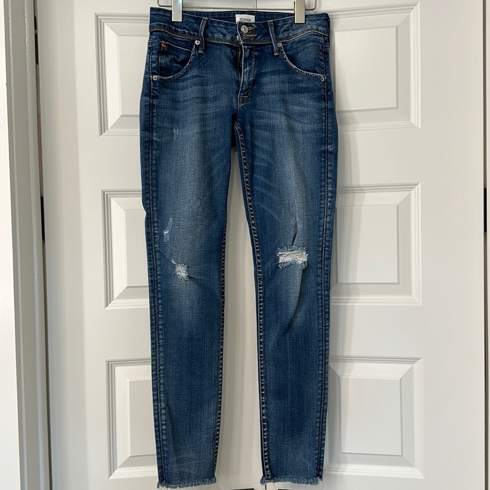 Hudson size 27 mid rise jeans